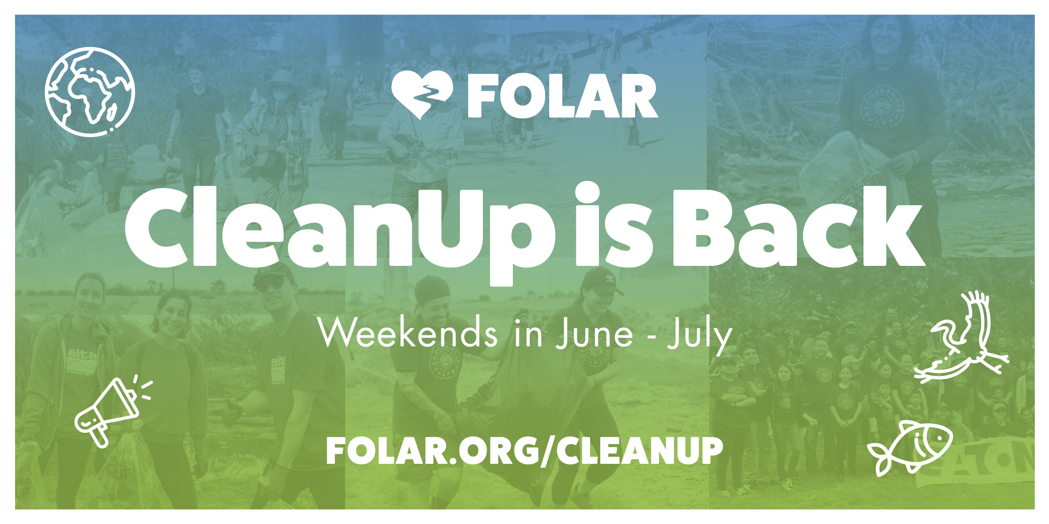 Press Release: FoLAR Kicks Off Annual Great LA River CleanUp on  June 4, 2022 at the Sepulveda Basin