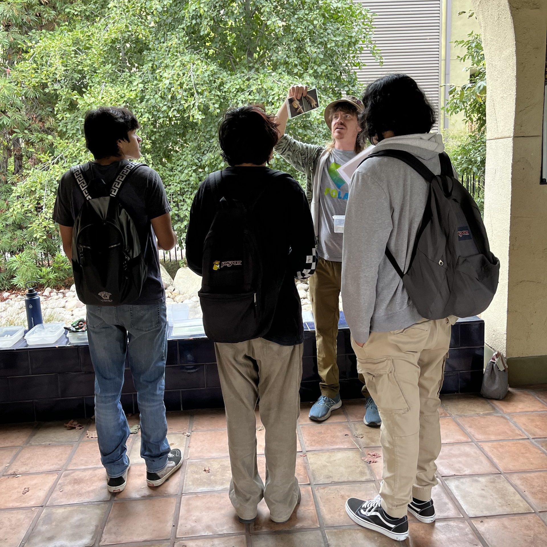 Students on a FoLAR Field trip.